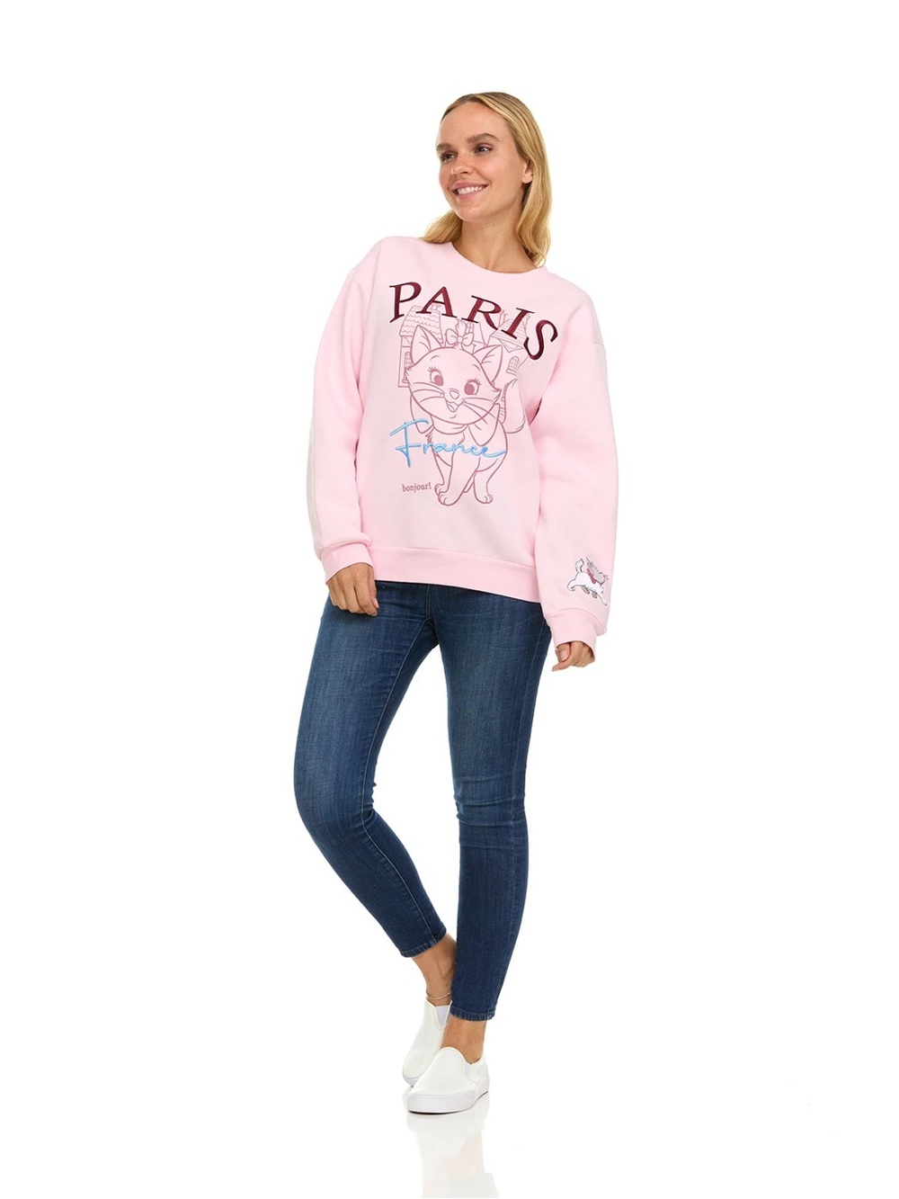 NWT Disney Women's Aristocats Destination Sweatshirt - Picture 2 of 8